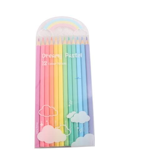 12 Pastel Color Pencil Set, Neon Colored Pencils for Adults, Kids, Artists, Pastel Pencils for   Drawing