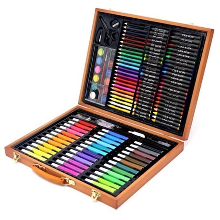 Children Drawing Set Painting Art Water Color Pen Crayon Oil Pastel Gift  150 pcs