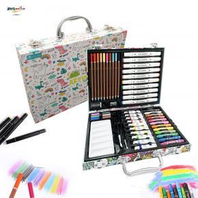2025 Art Set | 10 Markers, 10 Colored Pencils, & 12 Oil Pastels | Portable Creative Kit for Artists