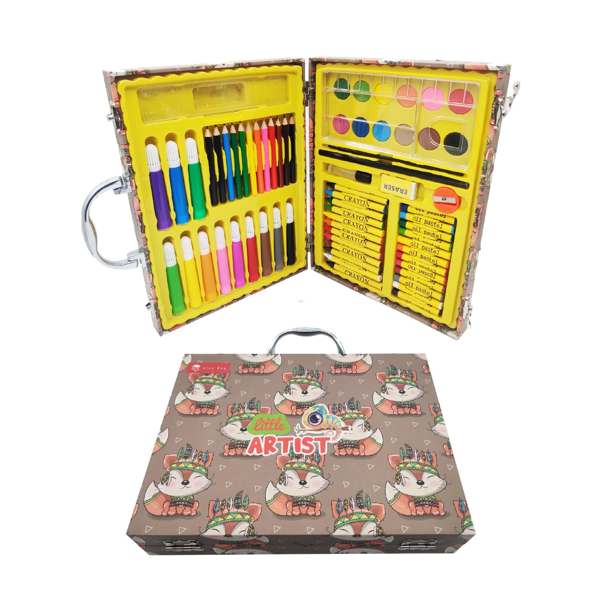 208 Pcs Kids Art Set Deluxe Drawing Set, Painting, Drawing & Art Supplies  For Girls Boys Teens Artist, Double Sided Drawing