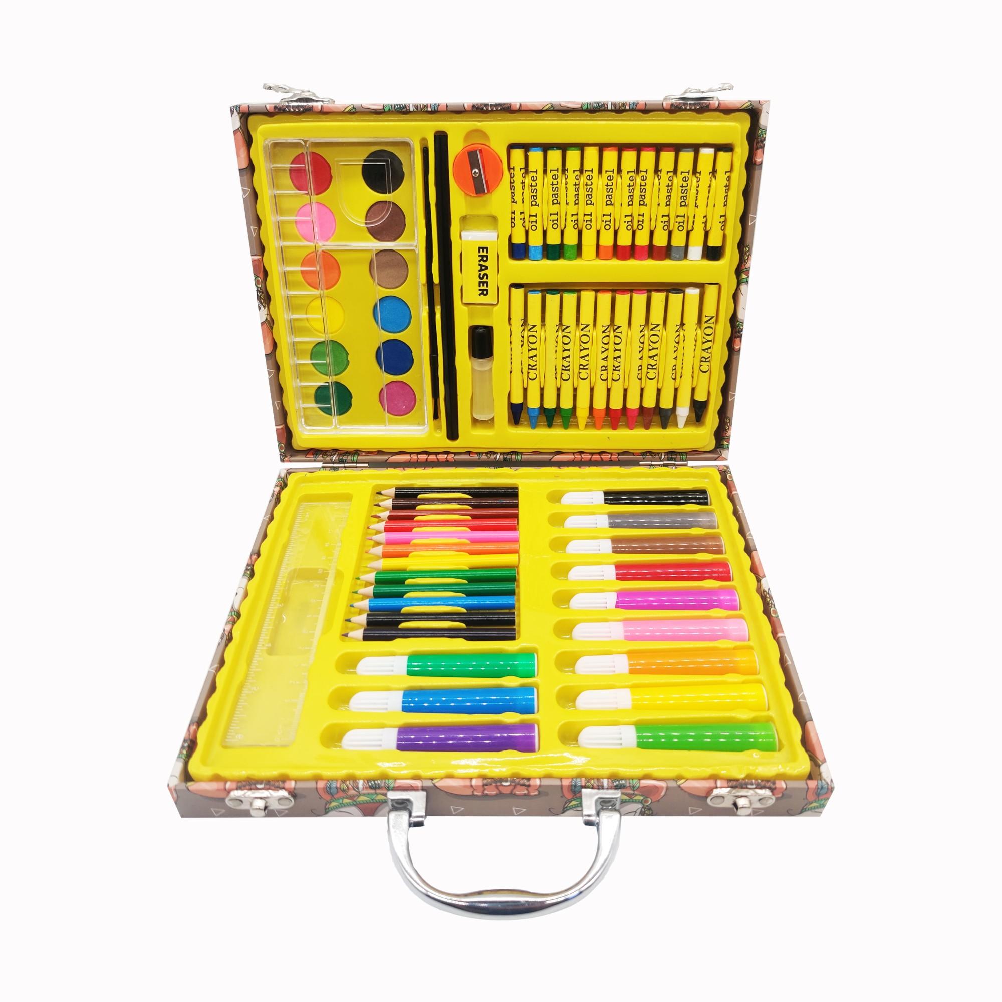 68 Pieces Children's Drawing Set Colorful Pencil Oil Painting Art Drawing Art Supplies Set Stationery Kit Gift For Kids