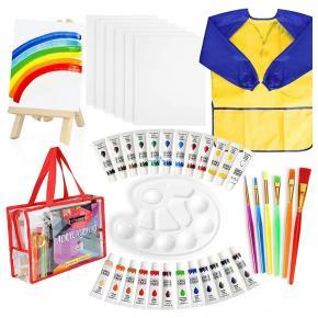 Good Quality 180PCS Professional Drawing Paint Art Set For Kids Children  School Wood Art Set