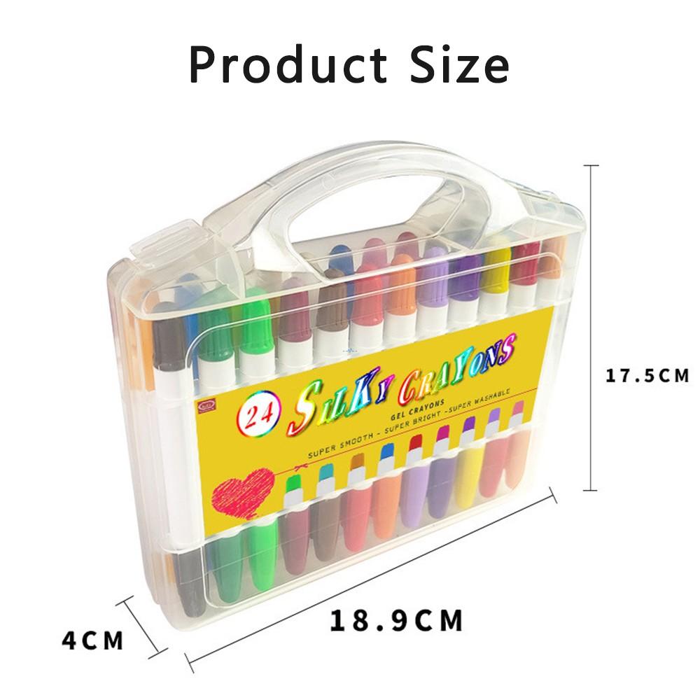 Washable Kid Paint Set - 24 Brilliant Colors