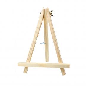 High-quality solid wood mini easel tripod Kids flat desktop trapezoidal display for painting exhibition