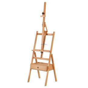 Wooden Easel For Painting High Quality Professional Wooden Stand Easel H-Frame Easel Art Supply Storage Drawer