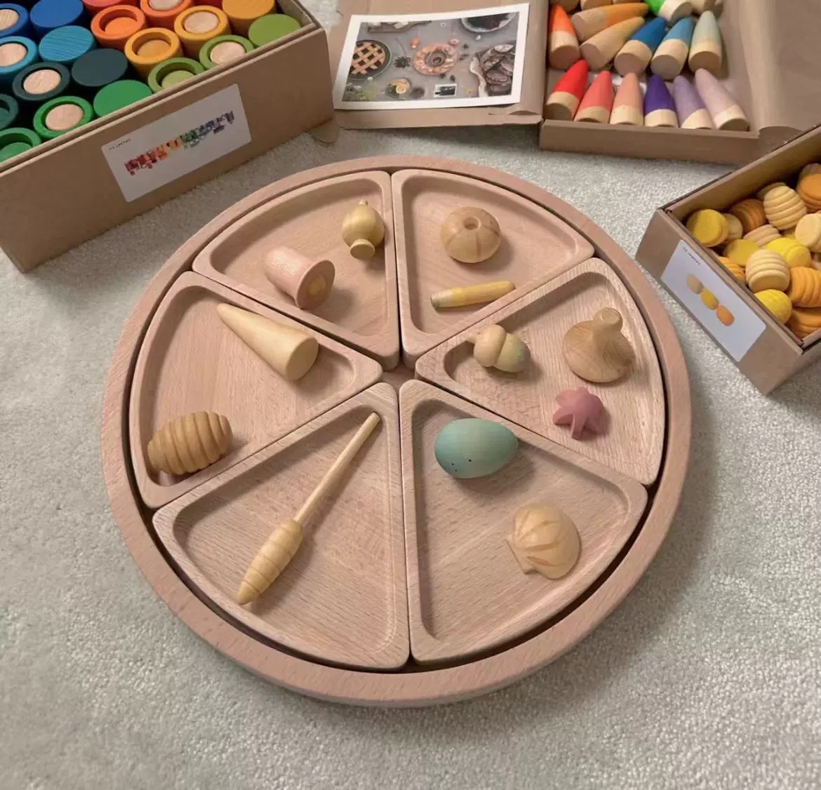 Wooden Sensory Play Tray