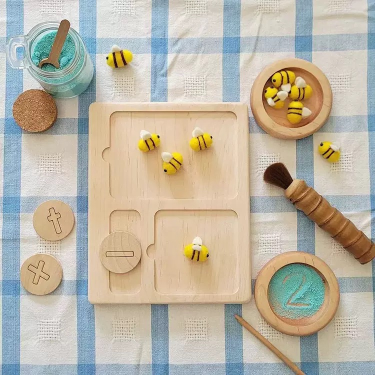 Wooden Sensory Dish Play Kit