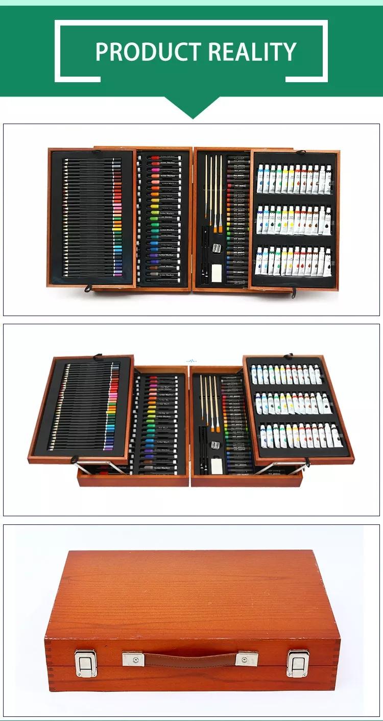 Art Supplies 174PCS Artist Kit Mixed Media Drawing Painting Art Set in  Wooden Case - China Art Kit, Artist Kit