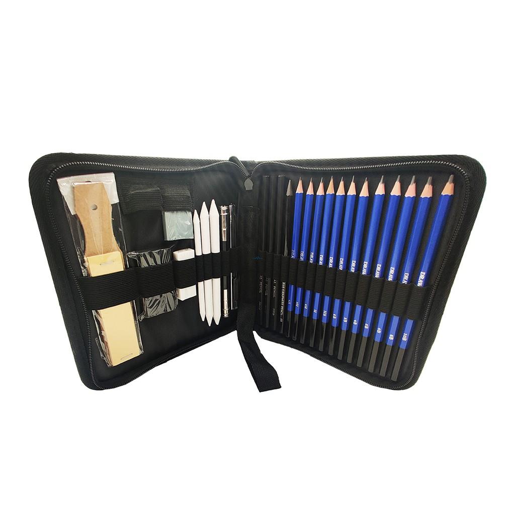 30pc professional sketch set components