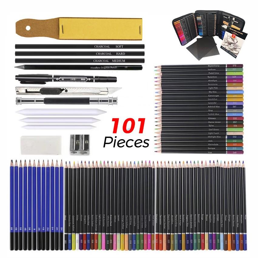 72 Oil-Based Colored Pencils for Professional Artwork