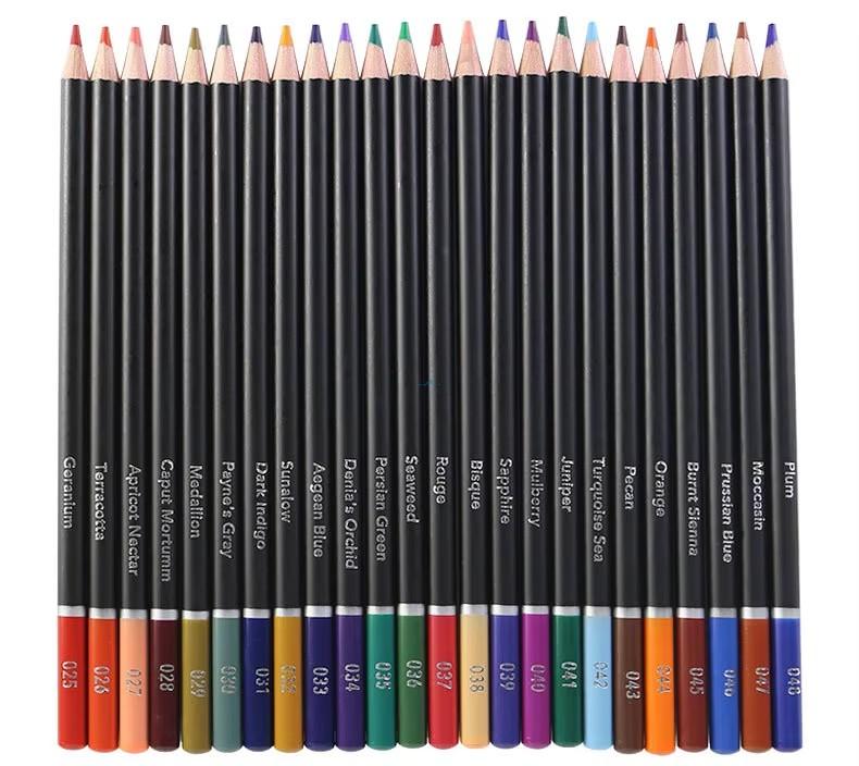 72 Oil-Based Colored Pencils for Professional Artwork