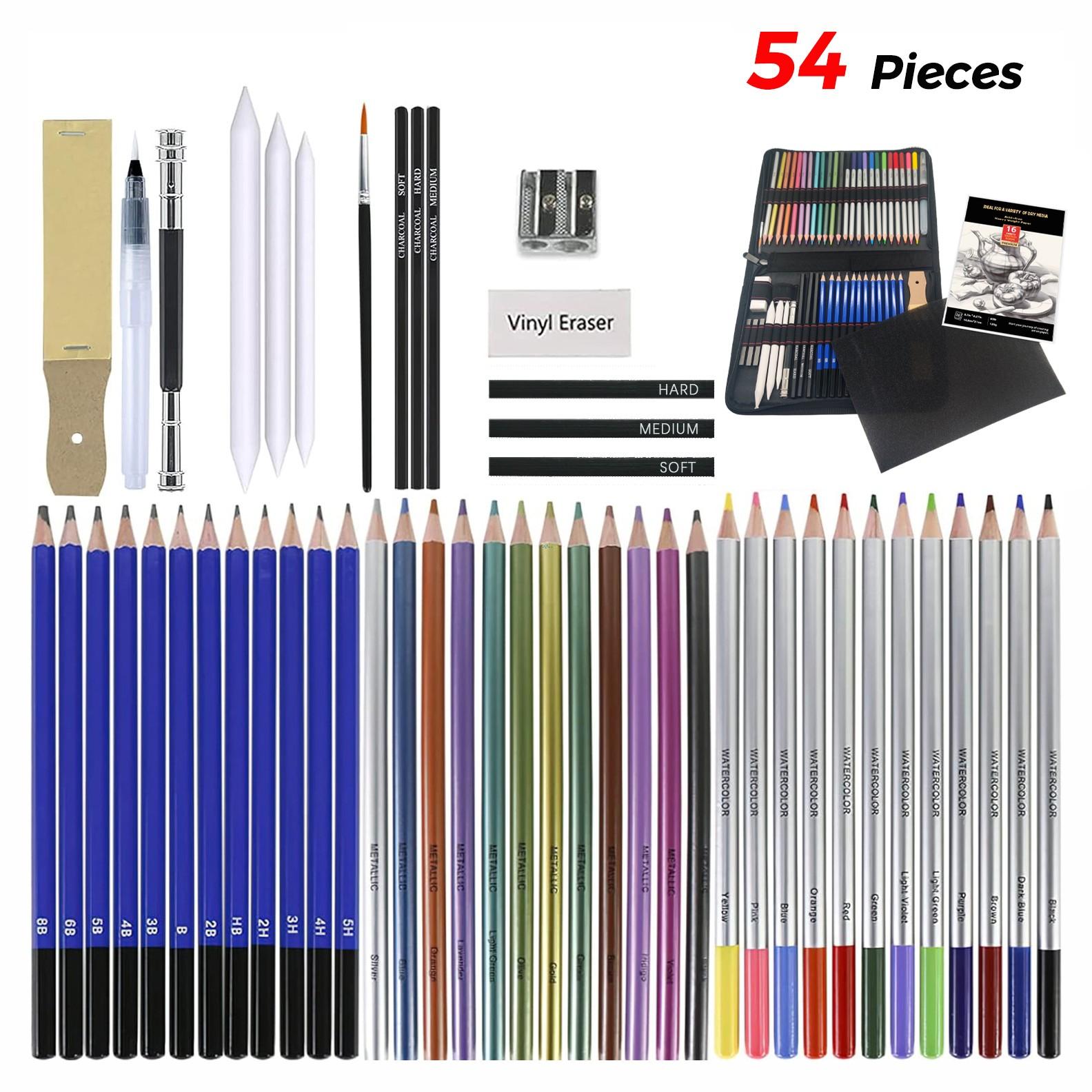 Professional 54-Piece Technical Drawing Kit for Architects & Designers