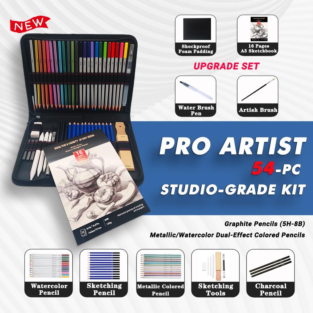 Professional 54-Piece Technical Drawing Kit for Architects & Designers