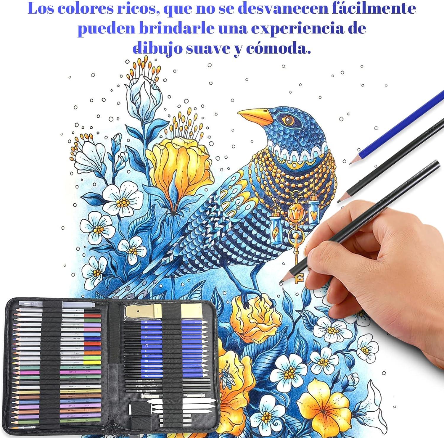 Industrial Designer Using Shockproof Sketchbook and Metallic Pencils